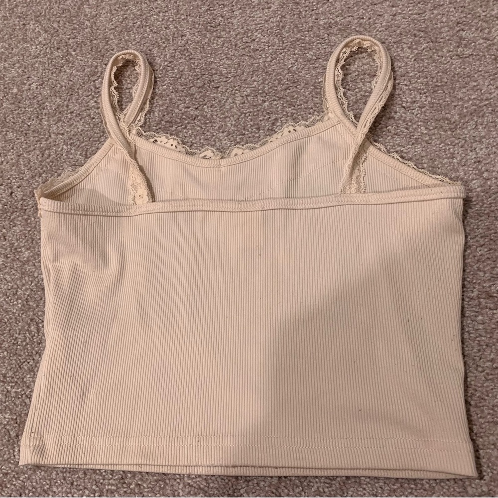 Beige Mini Tank Top - Picture 3 of 3